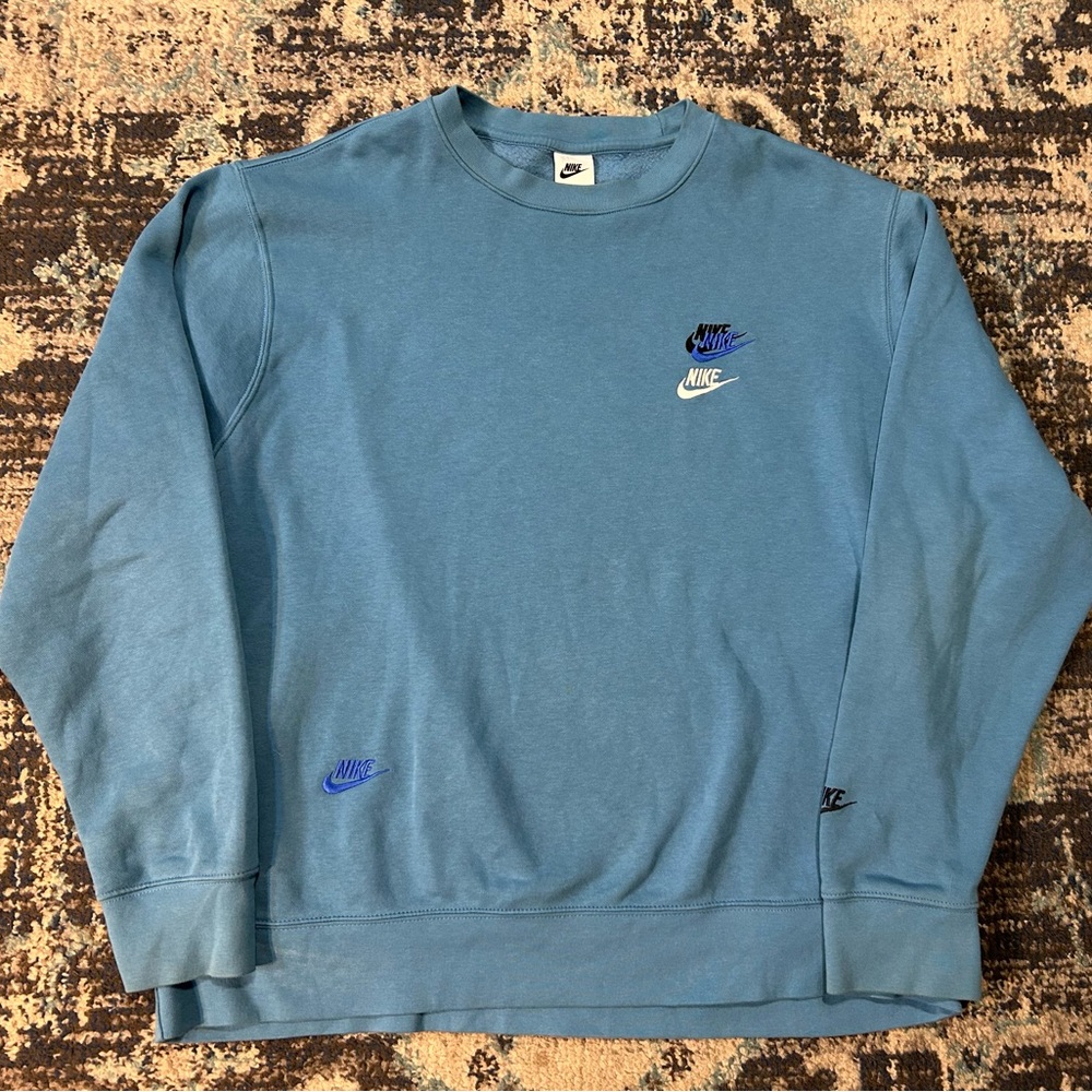 Nike NSW Sweatshirt Sport Essentials + Crewneck Dutch Blue DM8886-469 Size XL